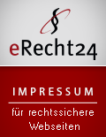 individuelles Impressum für rechtssichere Seiten Siegel Impressum Sicherheit